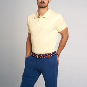 Camiseta Casual para Hombre, Personalizada, de Manga Corta, con Patrón Sólido, 100% Algodón, Anti-Pilling, Hecha de Tela de Punto Súper Suave - Product Image 6