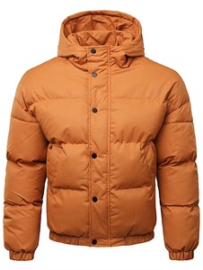 Chaqueta de Invierno Gruesa Impermeable y Cortavientos con Logotipo Personalizado en la Parte Delantera para Hombre, Venta al por Mayor - Product Image 6
