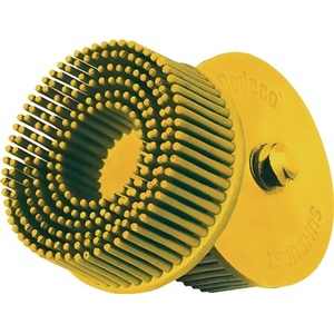 TYROLIT Premium Yellow Radial Brush Disc Sunburst 51mm Grano 80 A80 Almohadillas de Pulido Gruesas 25000 Min- 51 QDISC RA - Product Image 1