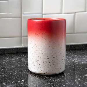 Custom Logo Eco-Friendly Ceramic <b>Utensil</b> <b>Holder</b> Kitchen Spoon Rest | Dishwasher & Microwave Safe Countertop Storage - Product Image 6