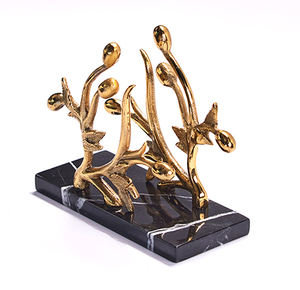 Soporte de pañuelos de latón con acabado dorado de lujo o creación de un soporte de pañuelos de latón clásico Venta al por mayor directa de fábrica - Product Image 6