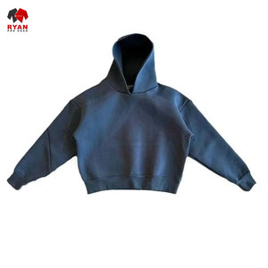 Sudadera con Capucha Personalizada con Logotipo Frontal para Hombre, Prenda de Invierno Transpirable de Forro Polar, Tejido de Poliéster/Algodón, Servicio OEM/ODM - Product Image 1