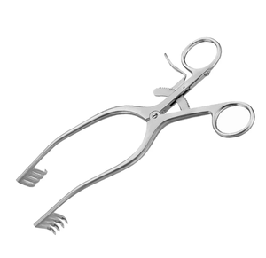 Adson Retractor 4X4 Puntas 2cm Hoja profunda Vástagos angulares Instrumentos quirúrgicos de alta calidad - Product Image 3