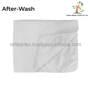 Couette en coton mousseline de haute qualité + PUL, couleur unie de luxe, 100% coton, douce, pour la maison et l'hôtel - Product Image 5