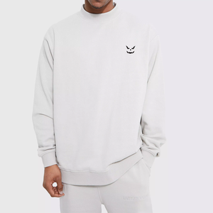 Combinaison de survêtement à dessin élastique grande taille en coton Ensemble de jogging personnalisé Ensemble de sport deux pièces pour hommes Survêtement de survêtement pour hommes - Product Image 1