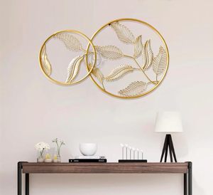 Arte de pared de hoja de diseño exclusivo hecho a mano, decoración de pared de Metal de lujo moderna, arte colgante de pared sostenible para decoración del hogar - Product Image 5
