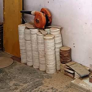 ELEPHANT DESIGN Set de sous-verres en bois marbre résine avec couleur naturelle et personnalisée Fabriqué en Inde - Product Image 6