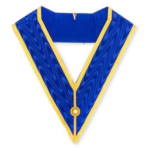 Collar Masónico Personalizado con Ribete Dorado, Collar de Regalia Ceremonial Bordado para Uniforme de Oficial de Logia Masónica - Product Image 1