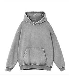 Sudadera con capucha Vintage para hombre y mujer, sudaderas desgastadas, jersey de lavado mineral desgastado, ropa de invierno, nueva Sudadera con capucha lavada mineral - Product Image 1