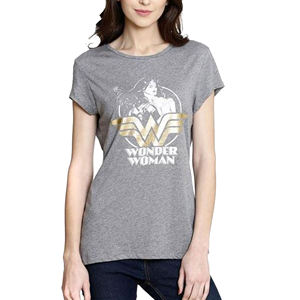 T-shirt imprimé pour femmes de style chaud à la mode 100% coton conception personnalisée à séchage rapide avec broderie décontracté en gros - Product Image 1