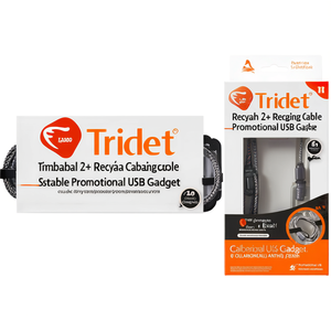 Cavo di Ricarica Riciclato Trident 2+ Gadget USB Promozionale Sostenibile - Product Image 2