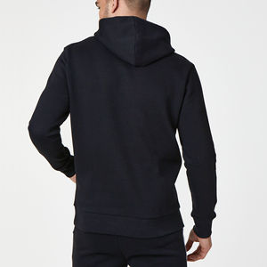 Vente en gros Survêtements d'hiver solides et légers 100% coton personnalisés pour hommes, sweat à capuche, poitrine, impression graphique, service OEM - Product Image 6