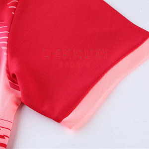 Service OEM, prix bas, uniformes de football respirants, nouveau design, maillot de football à manches courtes, ensemble de survêtement, nom d'équipe personnalisable - Product Image 5