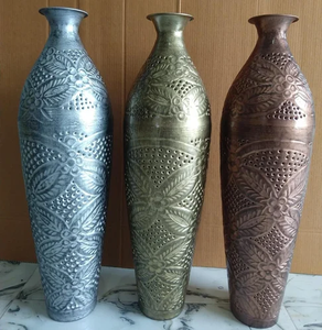 Modern,Home Decors Brass Flower Pot <b>Frame</b> Flower Vase Handmade Brass Color Luxury Floor Metal Vase for Sale - Product Image 5