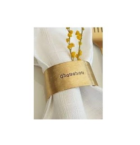 Servilleteros de latón decorativos para mesa, diseño personalizado, venta de fábrica al por mayor, la mejor calidad de servilletero de latón hecho a mano - Product Image 6