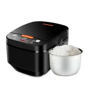 Penanak nasi elektrik 5L, panci nasi listrik Digital komersial multifungsi ukuran besar dapur