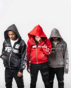 Impression et broderie Patch sweat à capuche zippé Sun Fade Washed sweat à capuche personnalisé pour l'automne Street Wear Style haute qualité poids lourd - Product Image 1