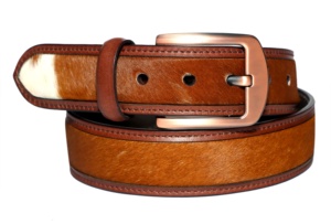 Ceinture en cuir de peau de vache véritable faite à la main avec boucle à ardillon haut classement longueur personnalisée boucle en laiton-prix du marché de gros disponible - Product Image 3