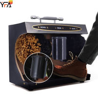 Machine de polissage de chaussures commerciale d'hôtel Machine de cirage de chaussures à induction automatique Machine de nettoyage de chaussures en cuir