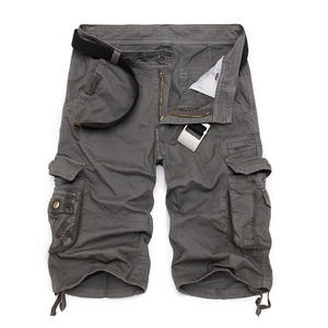 Short cargo oversize en pur coton multi-poches été décontracté multi-poches pour hommes short cargo en coton pour hommes de toutes les couleurs - Product Image 5