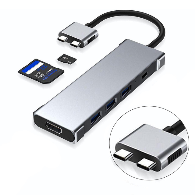 Wholesale USB C Docking Station Laptop USB C Hub USB C Dock Adapter with HDMI for MacBook for Surface for Lenovo for Dell for HP