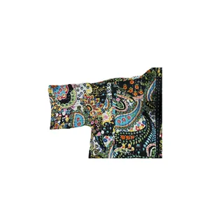 Nuevo Estilo, Bata Corta de Algodón 100% Tejido, Ligera y Suave, para Mujer, Informal, Primavera/Invierno, Kimono con Cierre de Cordón, Talla Única - Product Image 4