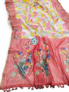 Saree en coton et soie très attrayant pour les mariages et les festivals Vêtements indiens et pakistanais de fournisseur de confiance Exportateur - Product Image 3