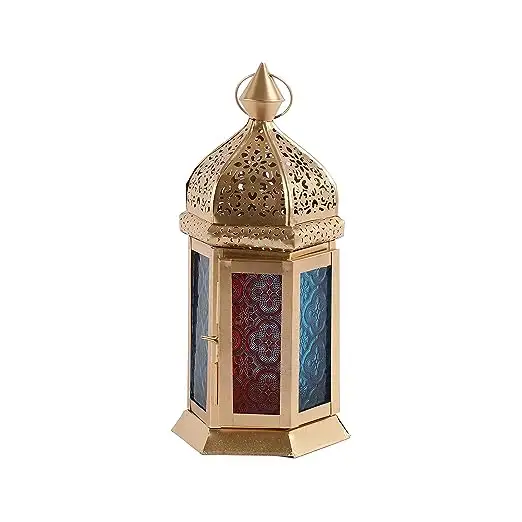Candelabros de farol de estilo marroquí únicos para la decoración del hogar, perfectos para la decoración del hogar, fiestas y eventos, Mesa