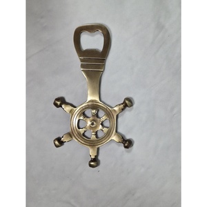 Rueda de Barco Antigua de Latón, Abridor de Botellas Metálico, Utensilio de Bar Portátil con Logotipo Personalizable, Acero Inoxidable, Tamaño Personalizable - Product Image 5