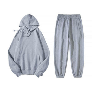 Chándal de jogging para hombre de gran tamaño personalizado de alta calidad 2025, chándal largo para hombre y mujer, pantalones para correr, conjunto de Sudadera con capucha, chándal para hombre - Product Image 2