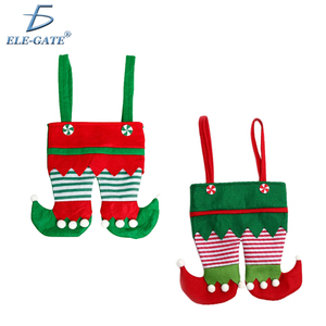 Sacchetto Regalo Decorativo a Forma di Elfo per Regali Festivi Natalizi - Product Image 1