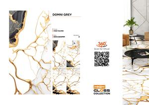 กระเบื้องเซรามิคเคลือบเงาขนาด60x120ซม. แผ่นสะท้อนแสงขนาดใหญ่600x1200มม. เคลือบเงามันเงาตามแบบสเปน - Product Image 2