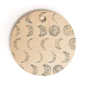 Esmalte de bloque de cortar de madera de mango impreso con tabla de cortar de madera de diseño múltiple personalizado para uso en la cocina del Hotel en casa - Product Image 5