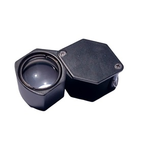Lupa Profesional para Joyeros, Negra, con Aumento de 10x y Lente Triple de 18 mm para una Inspección Precisa - Product Image 4