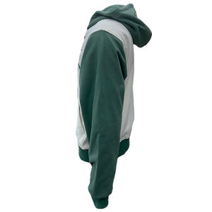 Nouveaux hommes à la mode décontracté coton lourd impression personnalisée logo contraste couleur personnalisé sweats à capuche à glissière - Product Image 3