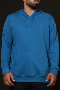 Autumn/Winter Heavyweight 100% Cotton Custom <b>Printed</b> Solid Color Plain Dyed Men's Unisex Oversized Hoodies Embroidery - Product Image 3