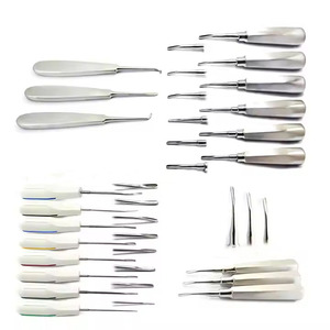 Elevadores de Raíces de Grado Profesional, Instrumentos de Cirugía Oral de Acero Inoxidable para Extracción de Puntas de Raíz y Cirugía de Implantes - Product Image 1