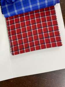 Tela a cuadros de algodón de calidad de exportación, textil teñido de hilo suave para negocios y uso diario - Product Image 4