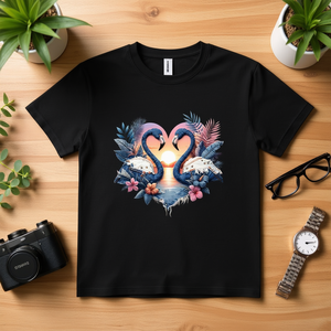 T-Shirt Unisex 100% Cotone 210GSM Stile Casual Aderente con Design Personalizzato Stampato Metodo di Stampa DTG - Product Image 3
