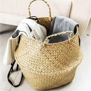 Cestas de almacenamiento de algas marinas tejidas a mano Artesanía multifunción ecológica transpirable OEM/ODM Color personalizado hecho Vietnam - Product Image 5