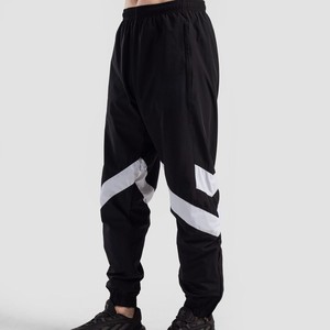 Wholesale Custom High Quality Dark Woolen Men Track Pants Slim Fit Joggers Training Bottoms Sportswear <b>Elastic</b> Waist Zipper - Product Image 1