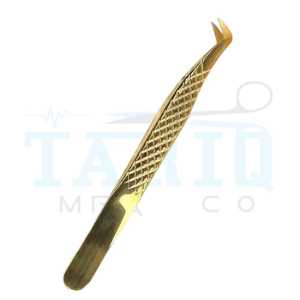 Nouvelle pince à cils couleur or enduit instruments de beauté pince à cils par TARIQ MFG CO - Product Image 1