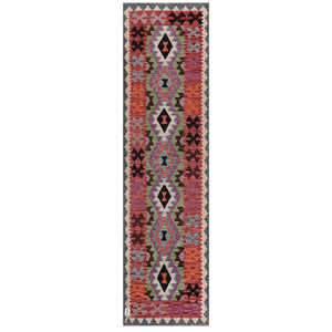 Tapis de couloir Maimana Afghanistan Kilim 299 x 81 cm - Product Image 1