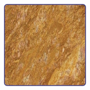 Regal Imperial Gold Gangsaw Granite Slabs 2CM Warm Golden Natural <b>Stone</b> for Flooring, Wall Cladding and Interior Spaces - Product Image 4