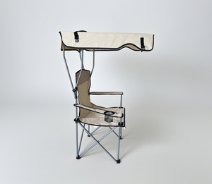 كرسي تخييم خارجي قابل للطي على الطراز الحديث مظلة حديدية لصيد الأسماك والحدائق للاستخدام المتين ، - Product Image 2