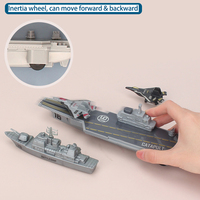 Coussin de lancement d'avion Diy Toy Aircraft Carrier Army Fighter Jet Military Vehicles Navy Ship Gift Army Toy Set Gift for Boys