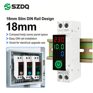 Disjoncteur intelligent WiFi Tuya 18 mm 1P sur rail DIN avec compteur d'énergie 6 kA, large plage de tension 80-300 V pour tableaux de distribution électrique - Product Image 4