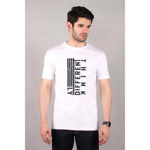 PACIFIK Classic Crew Neck Graphic T-Shirt 100% Cotton Jersey Oversize Fitness Street Style Boxy <b>Printed</b> T-Shirts - Product Image 1