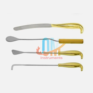 ชุดตะหลิวสำหรับผ่าเต้านม Maccollum Dingman ทำจากสเตนเลสสตีลสูง4ชิ้นเครื่องมือผ่าตัด | เครื่องมือเก่า - Product Image 4