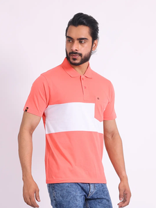 Premium Mercerised 100% Coton Hommes T-Shirt Élégant Confortable Porter Tous Les Jours Vente Chaude pour Polo Neck Demi Manches Design - Product Image 4